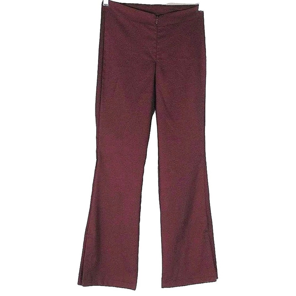 Y2K Flare Pants Juniors 5 Red Stretch Bootcut D998-AGT Siren Gothic